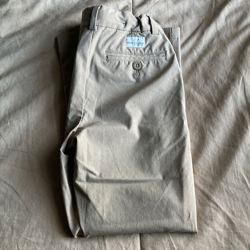 Vineyard Vines Kids Tan Chinos